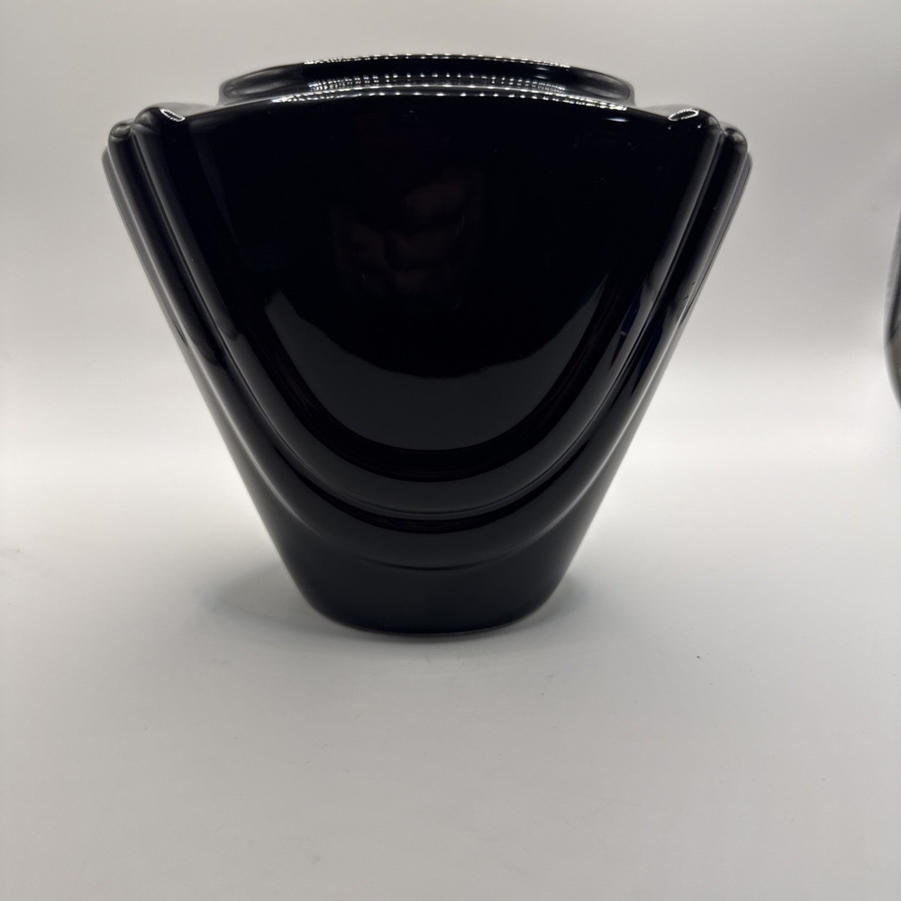 1985 Inarco Black  Art Deco Vase. CM 1329
